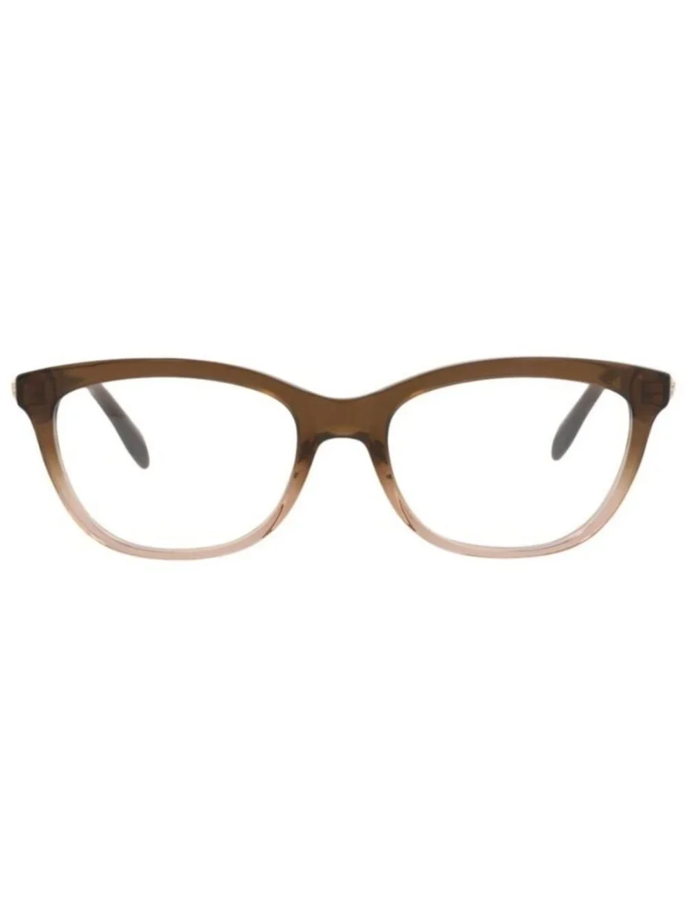 New Alexander McQueen Womens Square/Rectangle Brown Brown Transparent Fashion De